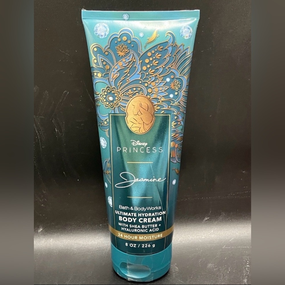 Disney Princess JASMINE Body Cream 24 Hour Hydration Bath & Body Works 8 oz NEW
